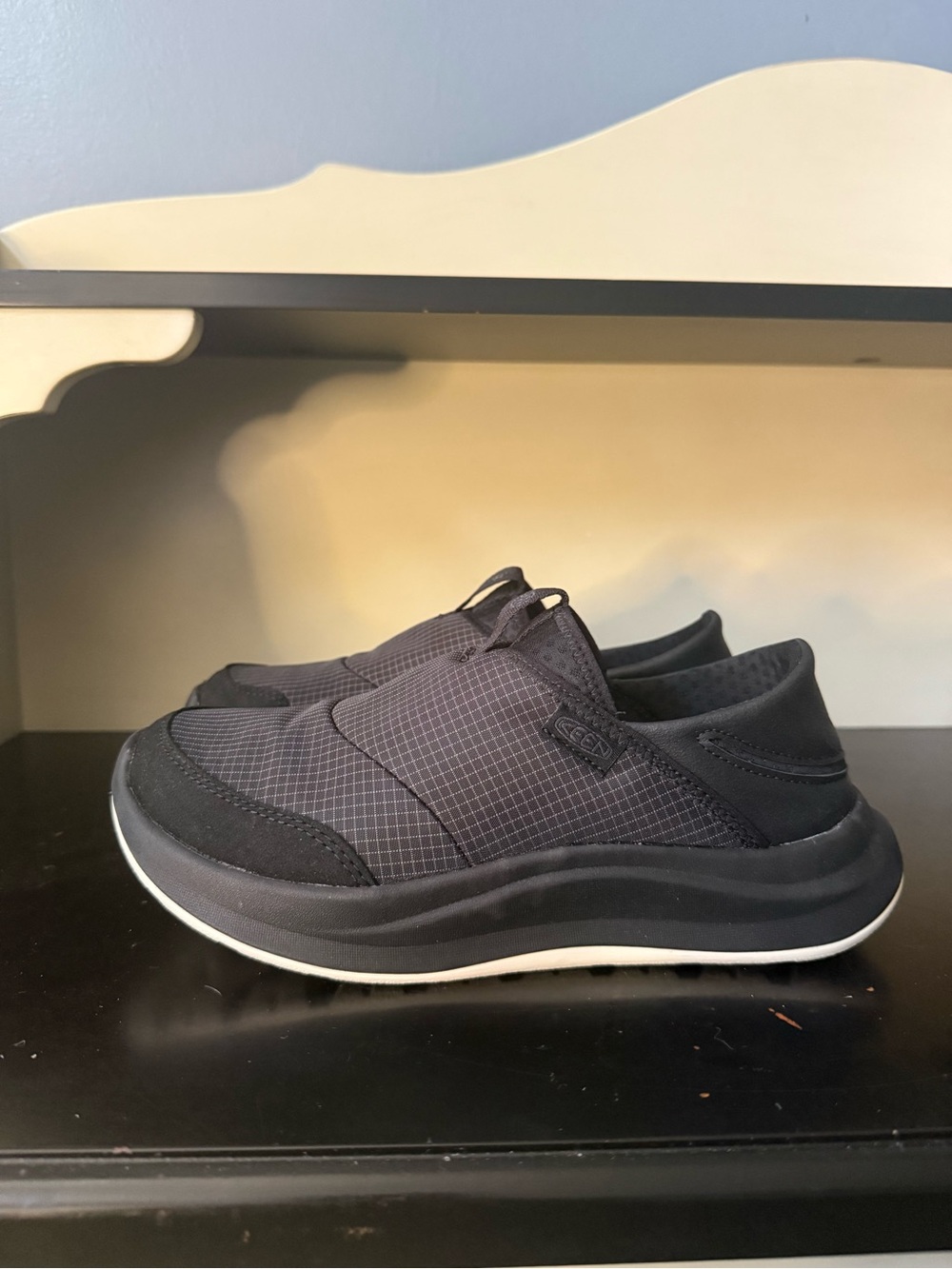 Keen Women's Black Slip-On Sneakers